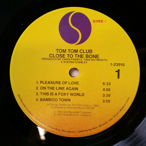 Tom Tom Club ‎– Close To The Bone