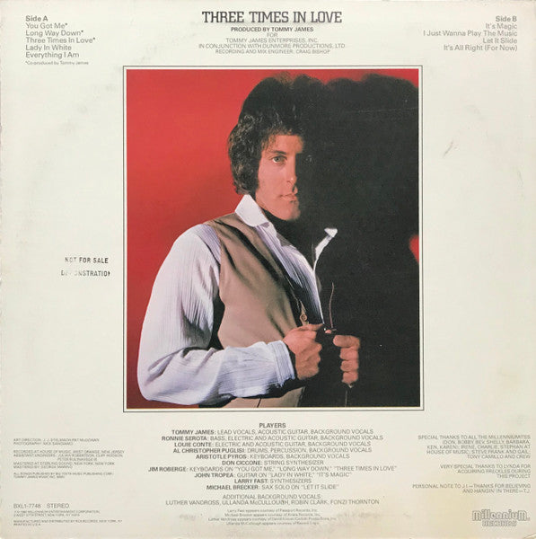 Tommy James ‎– Three Times In Love