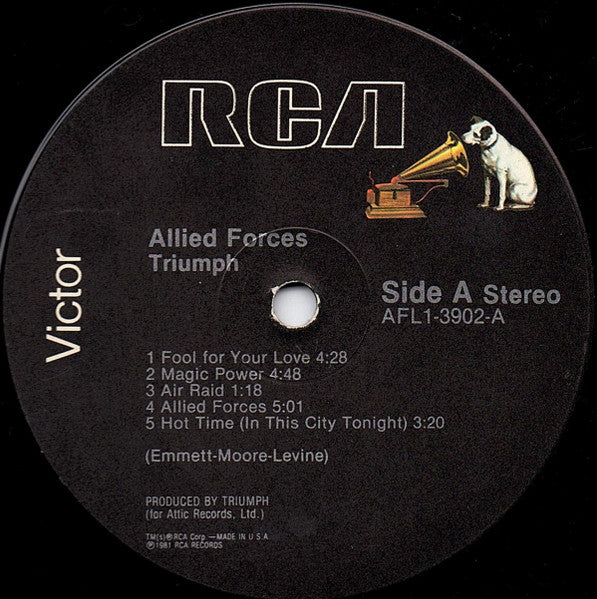 Triumph ‎– Allied Forces