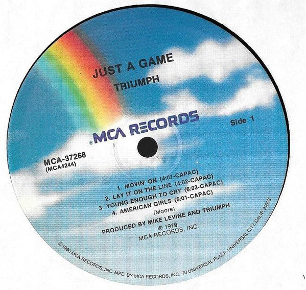 Triumph ‎– Just A Game