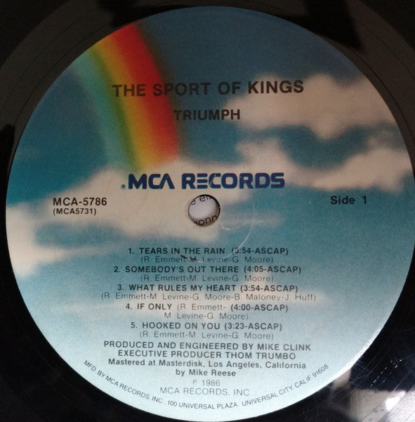 Triumph ‎– The Sport Of Kings