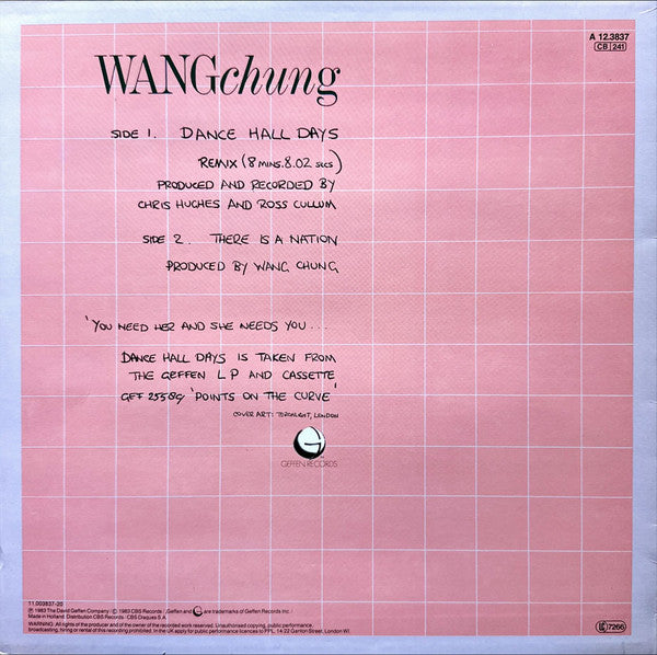 Wang Chung - Dance Hall Days (Remix)