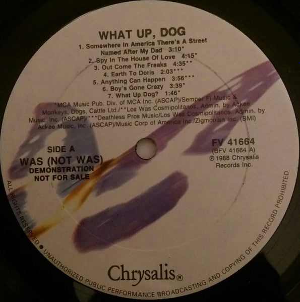 Was (Not Was) ‎– What Up, Dog?