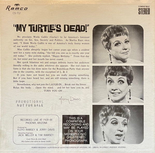 Weela Galléz ‎– My Turtle's Dead!