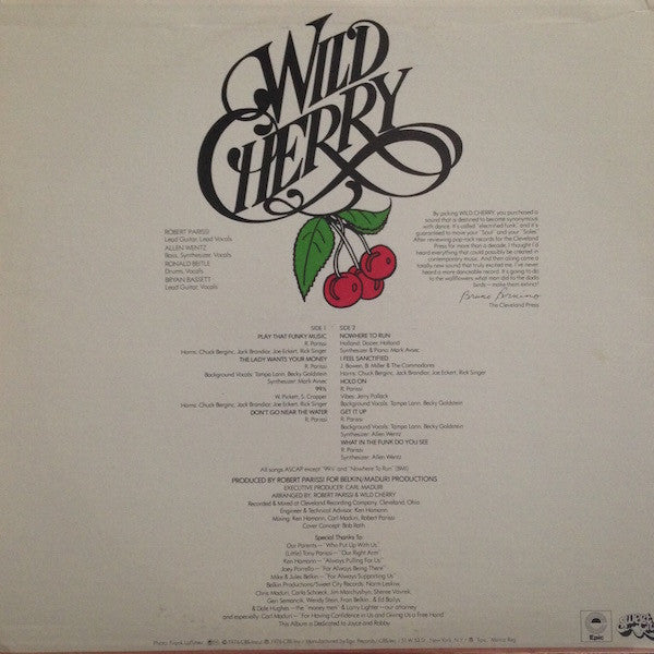 Wild Cherry ‎– Wild Cherry