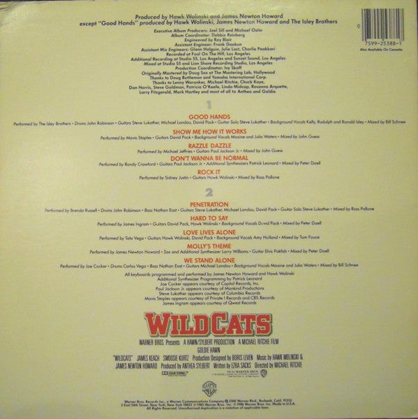 Various ‎– Wildcats - Original Motion Picture Soundtrack