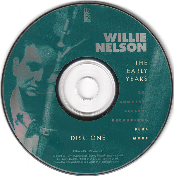 Willie Nelson ‎– The Early Years - The Complete Liberty Recordings Plus More