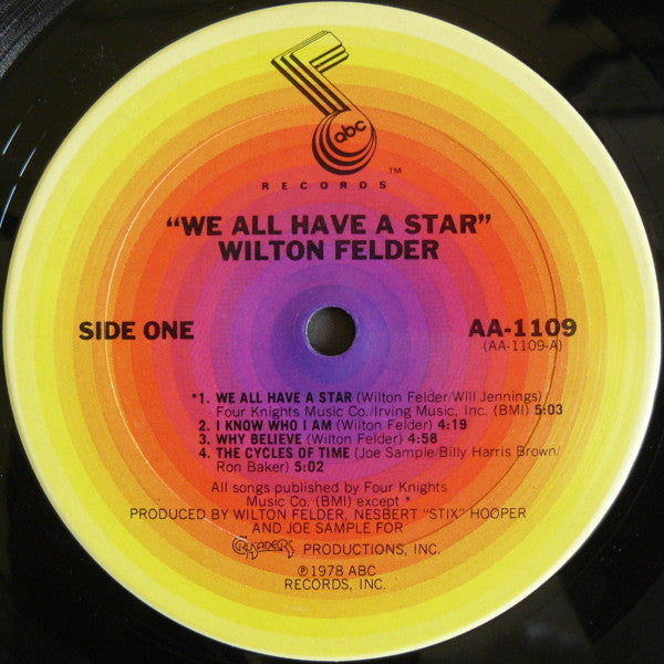 Wilton Felder ‎– We All Have A Star