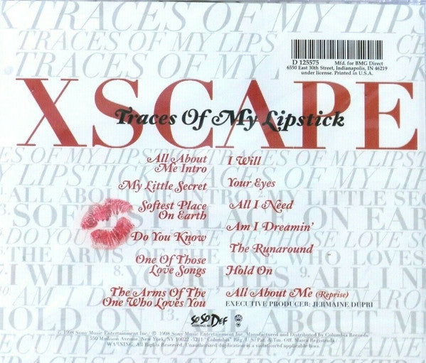 Xscape ‎– Traces Of My Lipstick