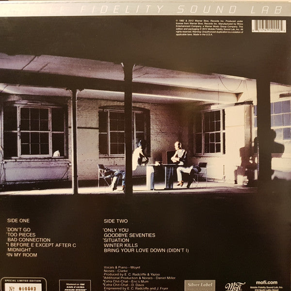 Yaz ‎– Upstairs At Eric's