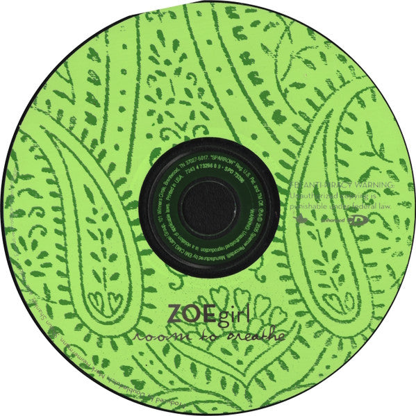 ZOEgirl ‎– Room To Breathe