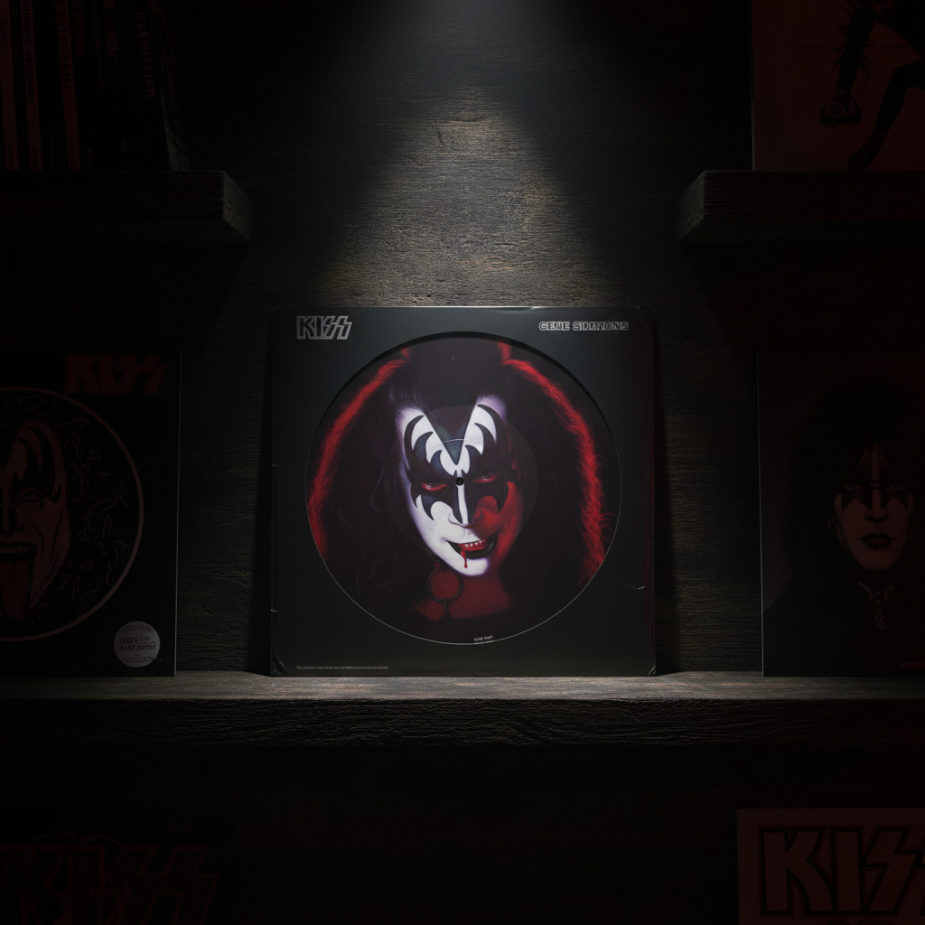 Kiss Gene Simmons Picture Disc Lifestyle